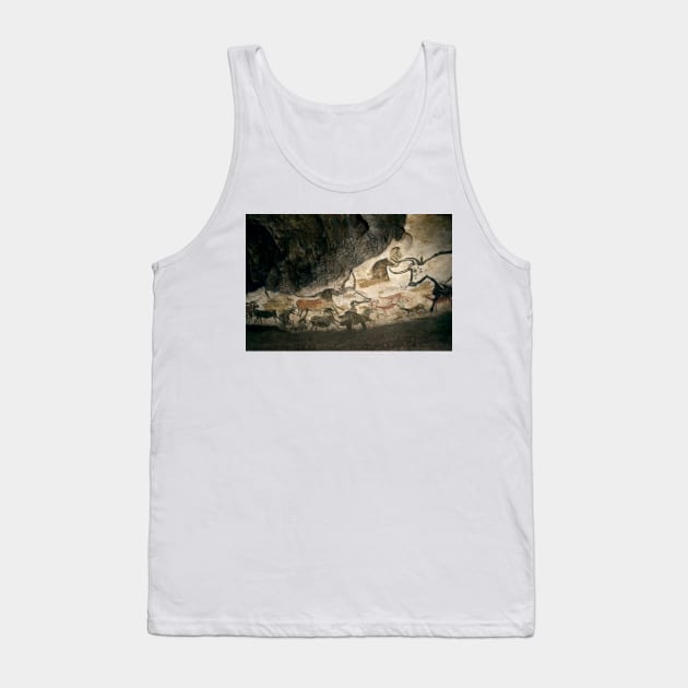 Lascaux II cave painting replica (C013/7378) Tank Top by SciencePhoto